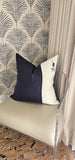 POLO Frans Alexander Navy & White Stripe Cushion