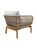 Vision Outdoor Teak Occasional Chair in Sea Shell